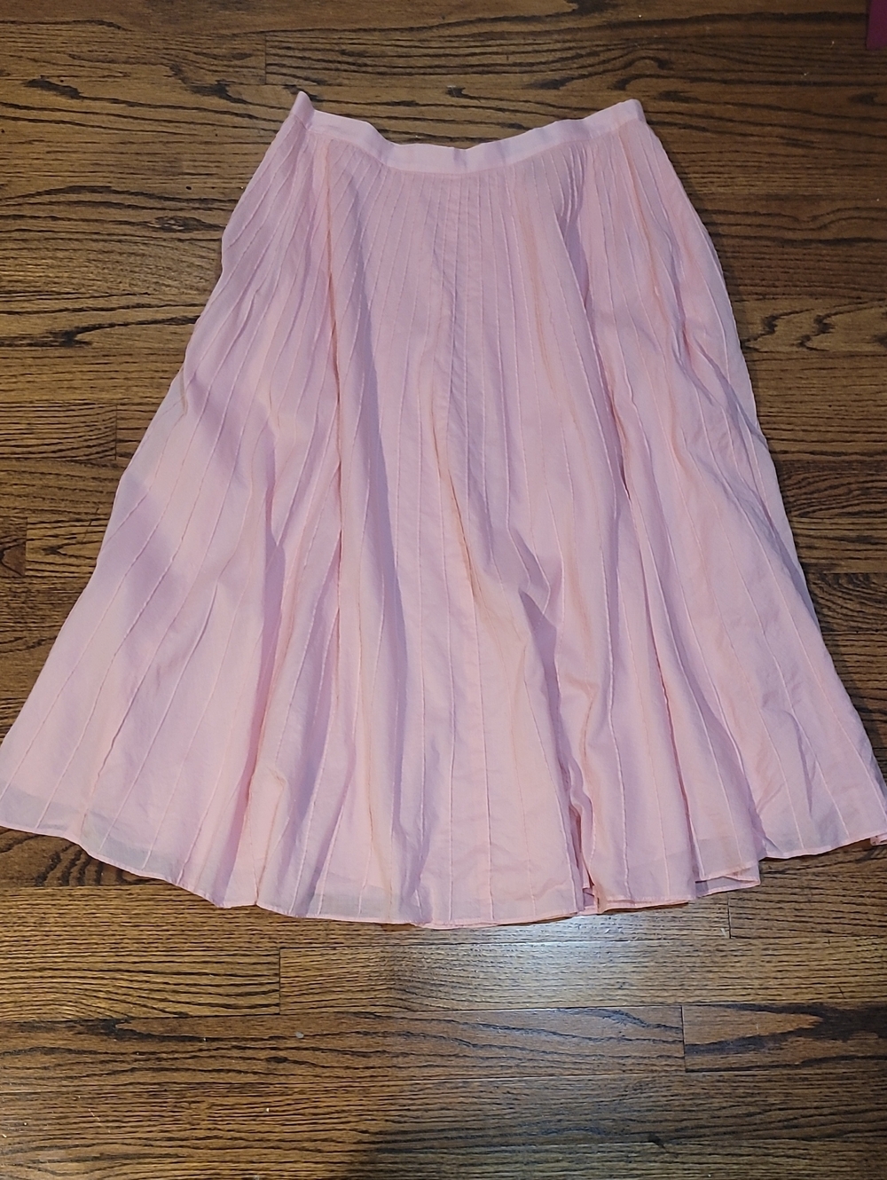 Lauren Ralph Lauren Soft Pink Pleated Skirt